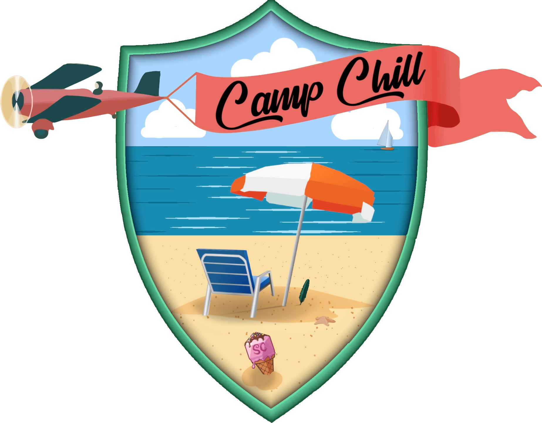Camp Chill Badge for Summer Camp
